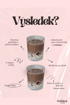 Coffee Candle sada na výrobu svíček