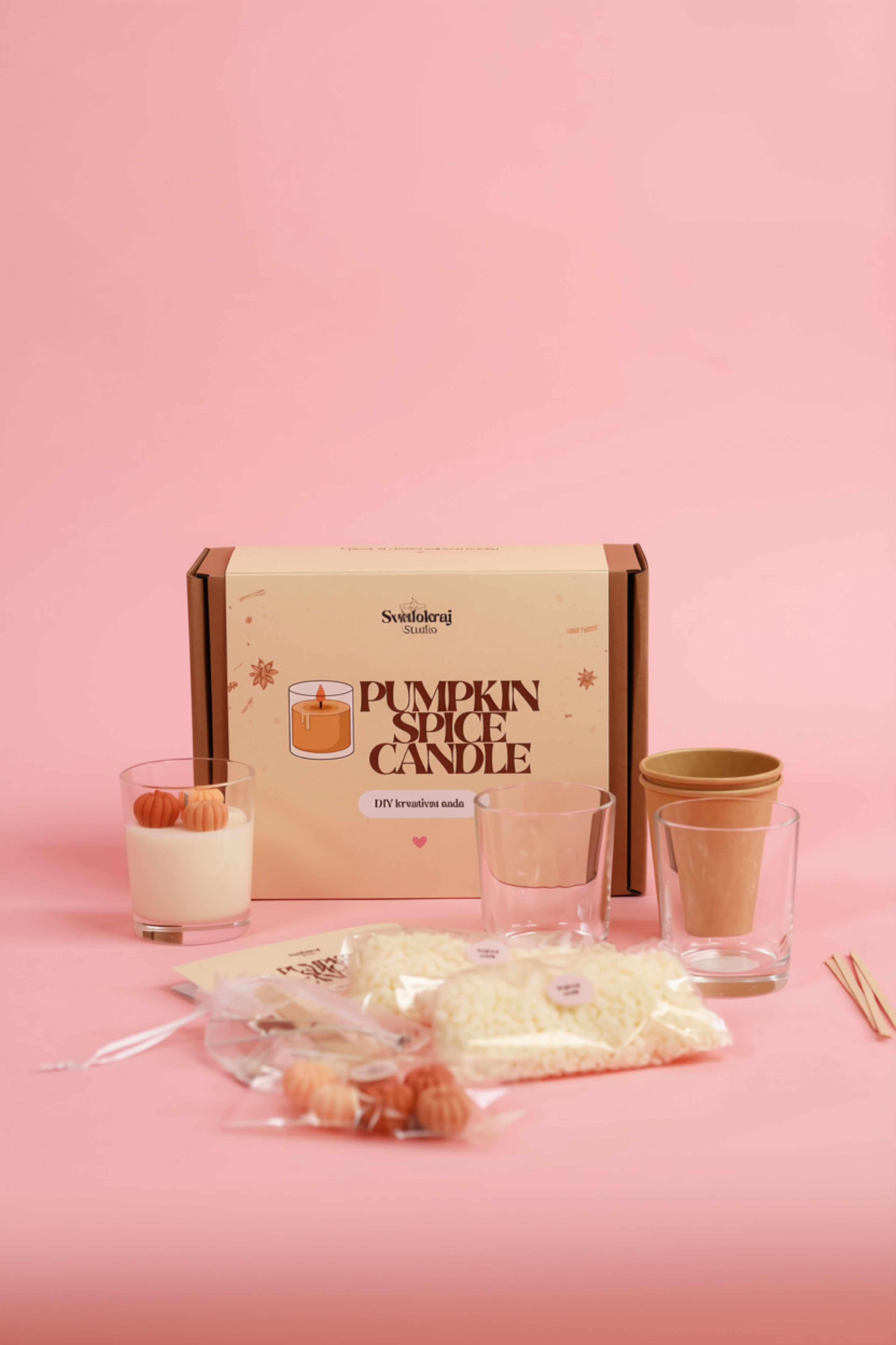 Pumpkin Spice Candle sada na výrobu svíček