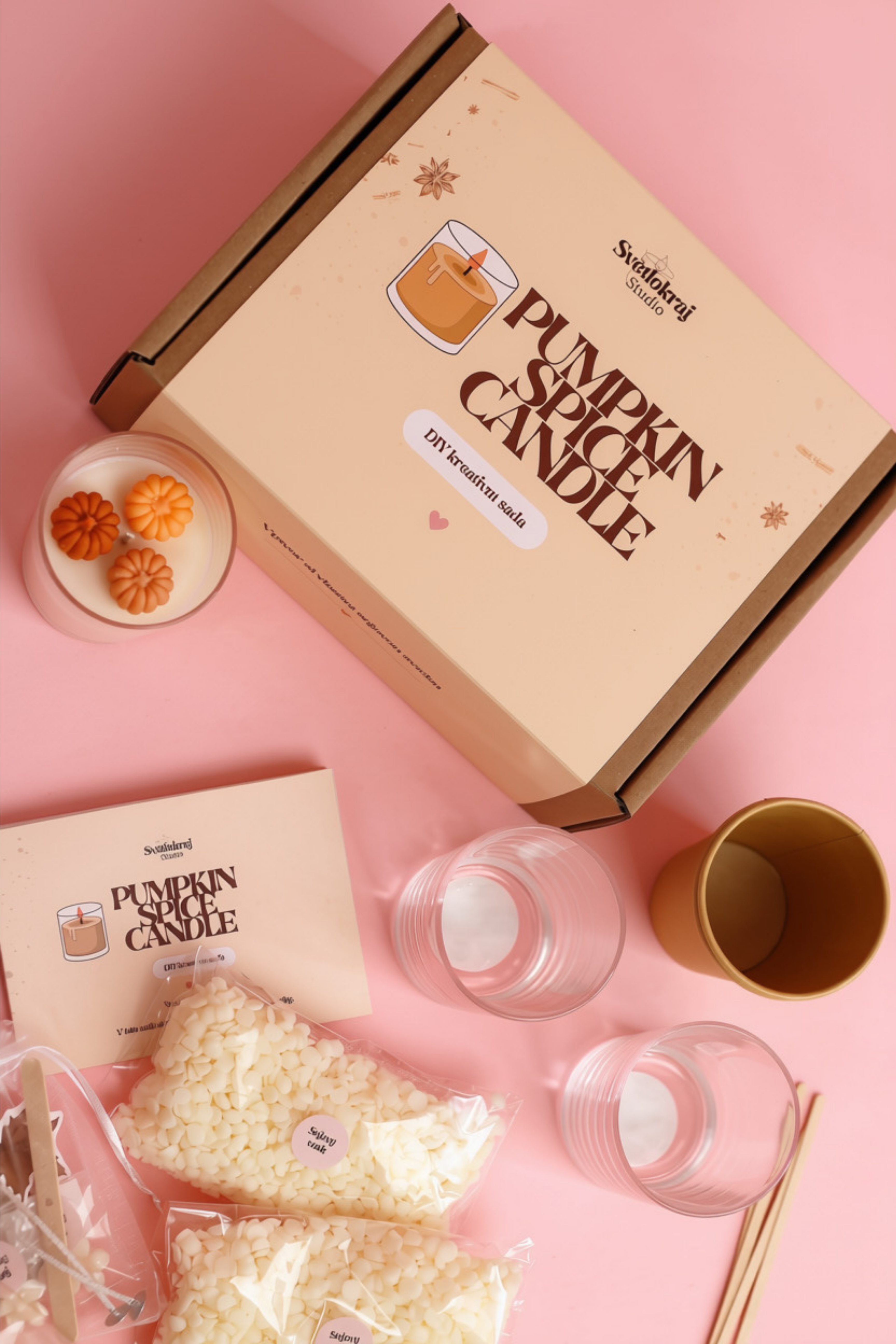 Pumpkin Spice Candle sada na výrobu svíček